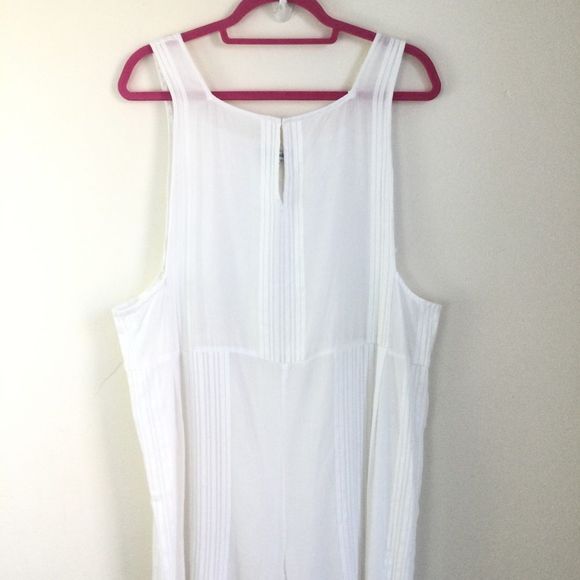 MADEWELL Esperanza Cover Up Jumpsuit Wide Leg One Piece Semi Sheer Size S - Picture 4 of 6